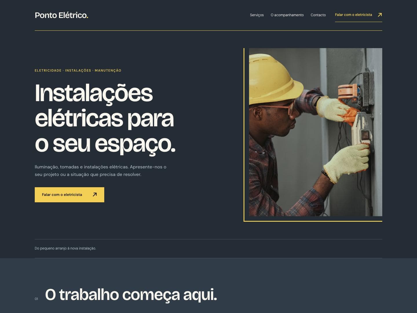 Site de exemplo do modelo Circuito